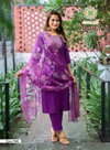 Malhar Vol 7 By Passion Tree Roman Silk Kurti With Bottom Dupatta Orders In India